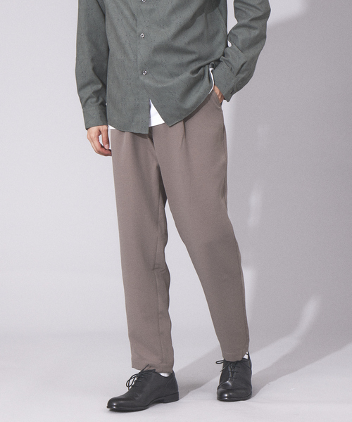 ABAHOUSE（アバハウス）の「ダブルフェイス ジャージー イージーパンツ（その他パンツ・メンズ・チャコールグレー/ブラック/モカ・46/48/50/44）」の3枚目の写真