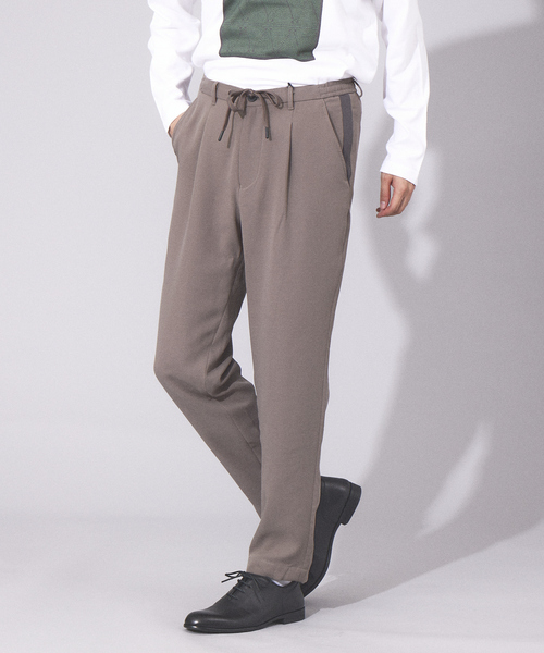 ABAHOUSE（アバハウス）の「ダブルフェイス ジャージー イージーパンツ（その他パンツ・メンズ・チャコールグレー/ブラック/モカ・46/48/50/44）」の10枚目の写真