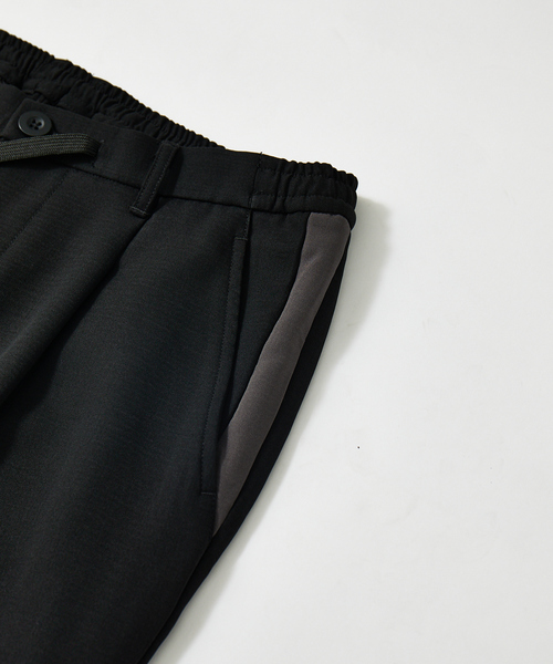 ABAHOUSE（アバハウス）の「ダブルフェイス ジャージー イージーパンツ（その他パンツ・メンズ・チャコールグレー/ブラック/モカ・46/48/50/44）」の14枚目の写真