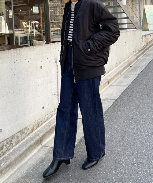 DISCOAT（ディスコート）の「【2WAY】 MA-1（MA-1・レディース・ブラック/カーキ/アイボリー・FREE）」の6枚目の写真