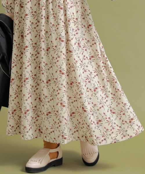 osharewalker(オシャレウォーカー)の「【廃盤】『ニュアンスフラワーワンピース』(ワンピース・レディース・ボルドー/アイボリー/ネイビー・1/2)」の17枚目の写真