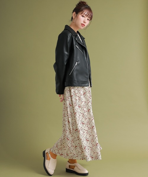 osharewalker(オシャレウォーカー)の「【廃盤】『ニュアンスフラワーワンピース』(ワンピース・レディース・ボルドー/アイボリー/ネイビー・1/2)」の18枚目の写真