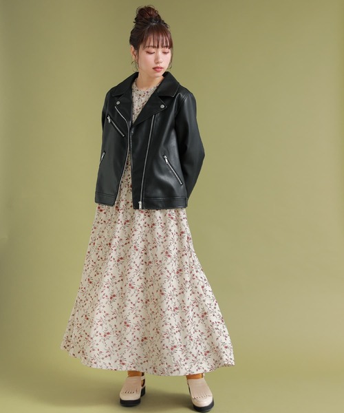 osharewalker(オシャレウォーカー)の「【廃盤】『ニュアンスフラワーワンピース』(ワンピース・レディース・ボルドー/アイボリー/ネイビー・1/2)」の19枚目の写真