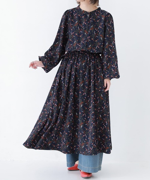 osharewalker(オシャレウォーカー)の「【廃盤】『ニュアンスフラワーワンピース』(ワンピース・レディース・ボルドー/アイボリー/ネイビー・1/2)」の20枚目の写真