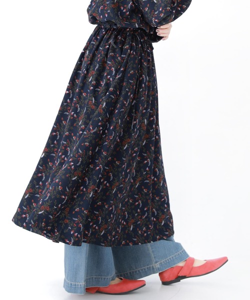 osharewalker(オシャレウォーカー)の「【廃盤】『ニュアンスフラワーワンピース』(ワンピース・レディース・ボルドー/アイボリー/ネイビー・1/2)」の22枚目の写真