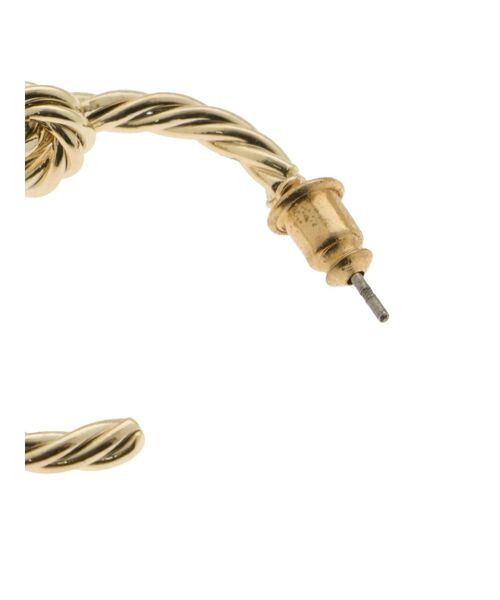 LAGUNAMOON(ラグナムーン)の「ツイストラウンドピアス(ピアス(両耳用)・レディース・シルバー/ゴールド・FREE)」の4枚目の写真