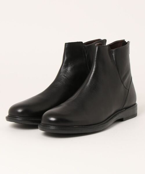 BOEMOS(ボエモス)の「【BOEMOS】 BUFFALO レザー バックジップ ブーツ NERO(BLACK)(ブーツ・メンズ・ブラウン/ブラック・44/43/42)」の2枚目の写真
