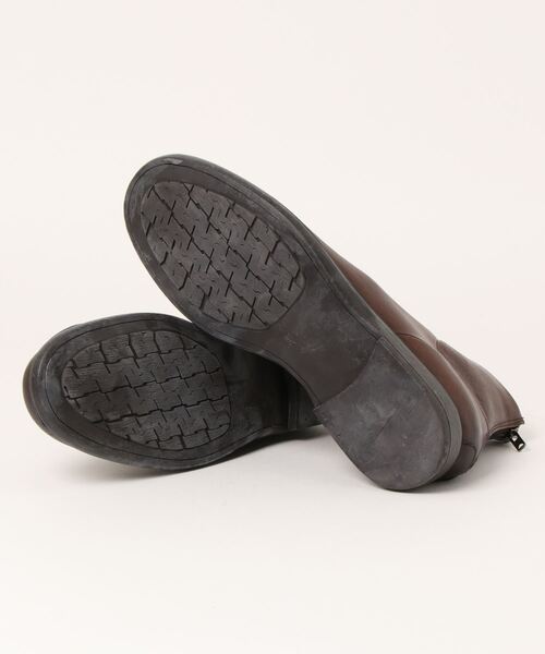 BOEMOS(ボエモス)の「【BOEMOS】 BUFFALO レザー バックジップ ブーツ NERO(BLACK)(ブーツ・メンズ・ブラウン/ブラック・44/43/42)」の4枚目の写真