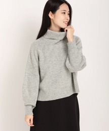 新品　いちご刺繍 グレー ニットセーター 長袖　ストロベリーニットセーター いちご 苺 コットン ニット セーター ストロベリー ヴィンテージ