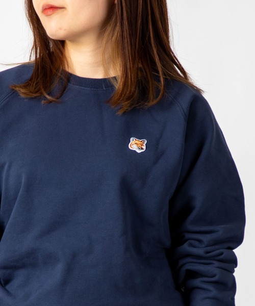 Maison Kitsune(メゾンキツネ)の「MAISON KITSUNE FOX HEAD PATCH ADJUSTED SWEATSHIRT メゾン キツネ フォックスヘッド パッチ ワンポイント スウェット(スウェット・レディース・グレー/ブラック/ネイビー/ナチュラル・MEDIUM/SMALL/X-SMALL)」の13枚目の写真