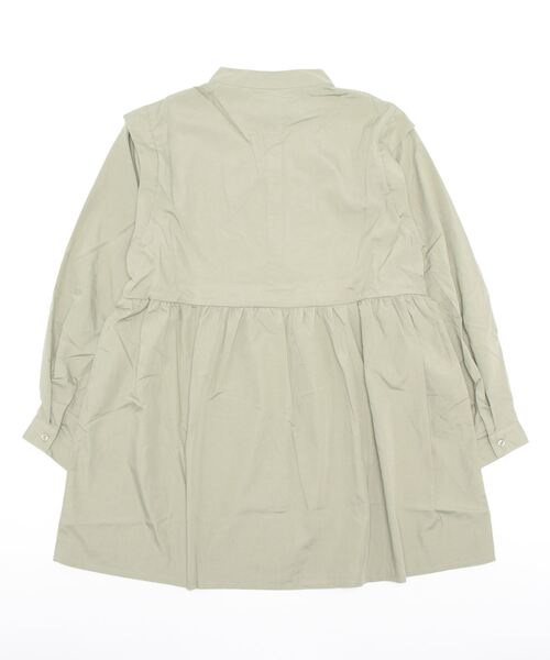 toucher du brise（トゥシェドブリーズ）の「【ボリュームスリーブ】ウエスト ギャザー 切替 チュニック（シャツ/ブラウス・レディース・ブラック/オフホワイト/カーキ/キャメル・M/L）」の20枚目の写真