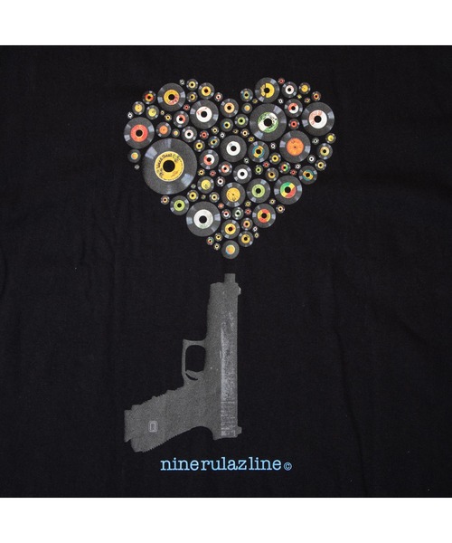 NINE RULAZ LINE（ナインルーラズライン）の「ナインルーラーズ [Nine Rulaz] - ピース オーバー ガン 半袖 Tシャツ [Peace Over Gun Tee]（Tシャツ/カットソー・メンズ・ホワイト/ブラック/スモークピンク・LARGE/X-LARGE/MEDIUM/XX-LARGE）」の8枚目の写真