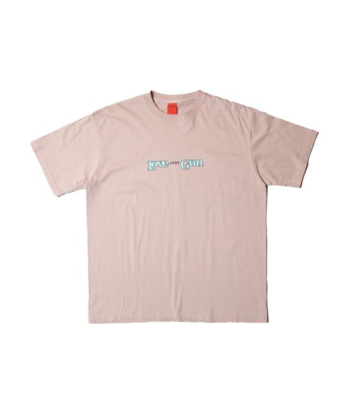 NINE RULAZ LINE（ナインルーラズライン）の「ナインルーラーズ [Nine Rulaz] - ピース オーバー ガン 半袖 Tシャツ [Peace Over Gun Tee]（Tシャツ/カットソー・メンズ・ホワイト/ブラック/スモークピンク・LARGE/X-LARGE/MEDIUM/XX-LARGE）」の9枚目の写真