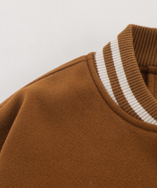 HOOK（フック）の「【HOOK】アメカジワッペン刺繍スタジャンジャケット・フラワーシリーズ（スタジャン・メンズ・ブラウン系その他/グリーン/ブラック系その他/ブラウン/ブラック/グレー・M/L/XL）」の15枚目の写真