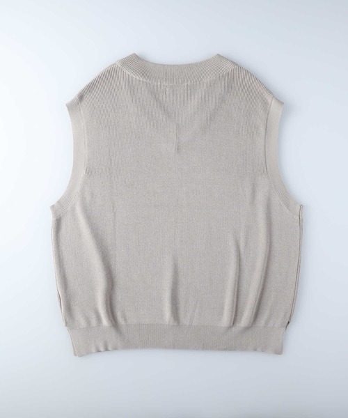 BACK NUMBER(バックナンバー)の「【BACK NUMBER】Vネックニットベスト(ベスト・メンズ・ブラック/ライトベージュ/グリーン・L/XL/M)」の6枚目の写真