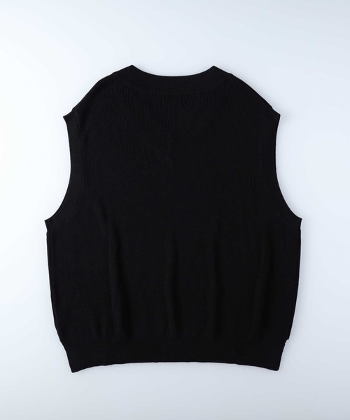 BACK NUMBER(バックナンバー)の「【BACK NUMBER】Vネックニットベスト(ベスト・メンズ・ブラック/ライトベージュ/グリーン・L/XL/M)」の11枚目の写真