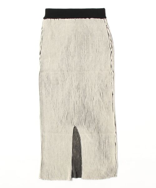 anap mimpi（アナップミンピ）の「プレーティングストレートニットスカート（スカート・レディース・ブラック/テラコッタ・FREE）」の11枚目の写真