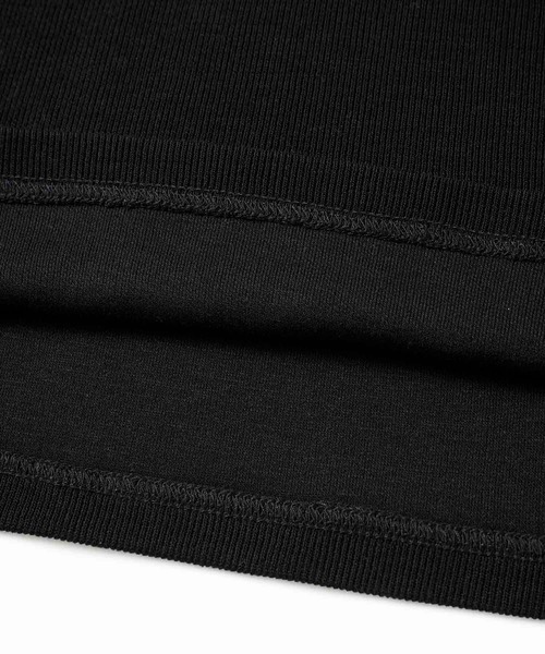 X-girl（エックスガール）の「DETACHABLE RIB TOP（Tシャツ/カットソー・レディース・ホワイト/ライトブルー/ブラック・M/S）」の11枚目の写真