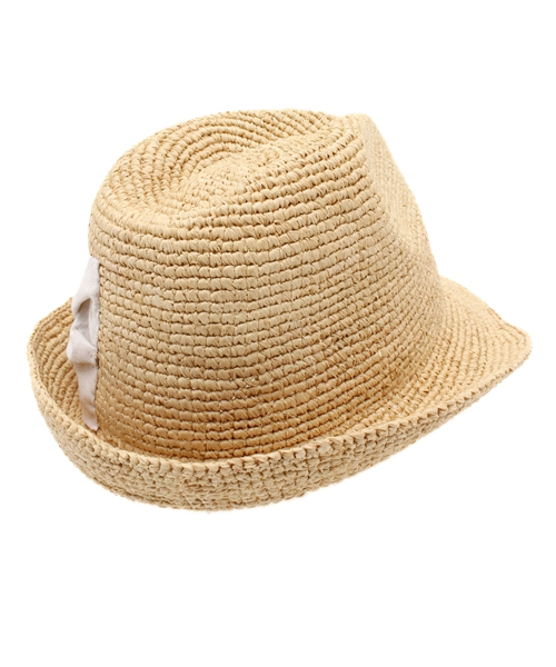 Khaju（カージュ）の「control freak:リボンハット（ハット・レディース・ベージュ/ブルー・ONE SIZE）」の9枚目の写真