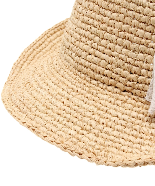 Khaju（カージュ）の「control freak:リボンハット（ハット・レディース・ベージュ/ブルー・ONE SIZE）」の11枚目の写真