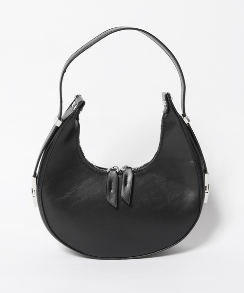 Chick(チック)の「▲三日月形 クレッセント ホーボーバッグ(ハンドバッグ・レディース・ブラック/オフホワイト/ピンク/ブルー/グリーン・FREE)」の16枚目の写真