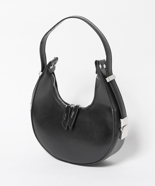 Chick(チック)の「▲三日月形 クレッセント ホーボーバッグ(ハンドバッグ・レディース・ブラック/オフホワイト/ピンク/ブルー/グリーン・FREE)」の17枚目の写真