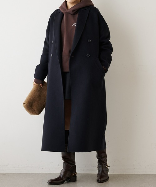 Whim Gazette（ウィムガゼット）の「カシミヤリバーコート（チェスター