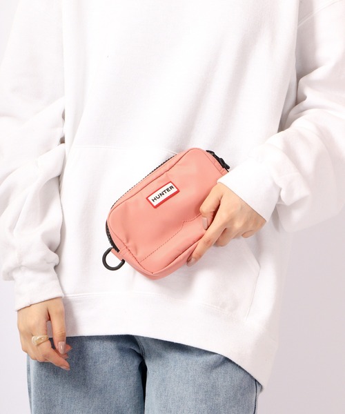 HUNTER(ハンター)の「HUNTER NYLON KEEPER PHONE POUCH ナイロン ミニバッグ(ショルダーバッグ・メンズ・オレンジ/カーキ/サーモンピンク/ワイン/ライトグリーン/ブラック/ネイビー/グリーン系その他/ピンク系その他/ブルー/ブルーグレー/ピンク・FREE)」の10枚目の写真