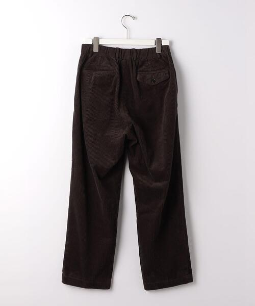green label relaxing（グリーンレーベルリラクシング）の「Morley コール 1プリーツ テーパード パンツ（その他パンツ・メンズ・オフホワイト/ダークブラウン・L/S/M）」の14枚目の写真