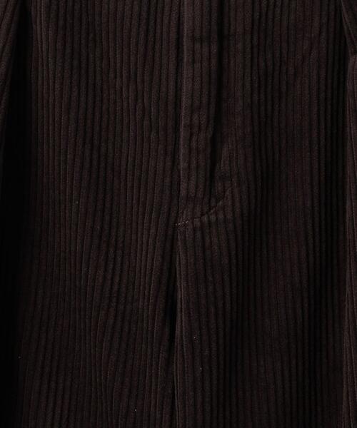 green label relaxing（グリーンレーベルリラクシング）の「Morley コール 1プリーツ テーパード パンツ（その他パンツ・メンズ・オフホワイト/ダークブラウン・L/S/M）」の21枚目の写真