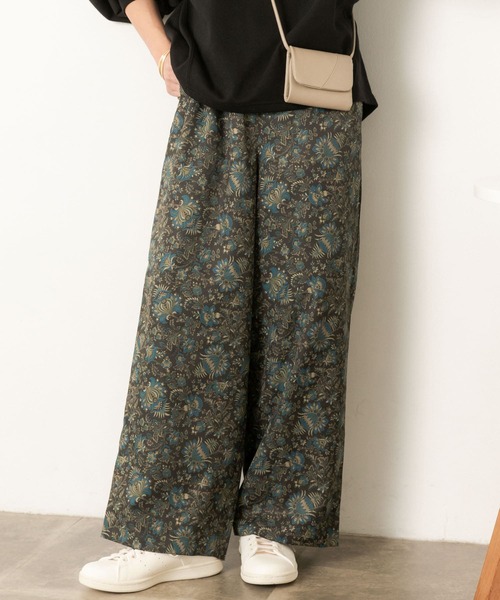 URBAN RESEARCH Sonny Label（アーバンリサーチサニーレーベル）の「ヴィンテージボタニカルプリントパンツ（その他パンツ・レディース・ブラック系その他/ベージュ系その他・38/36）」の12枚目の写真