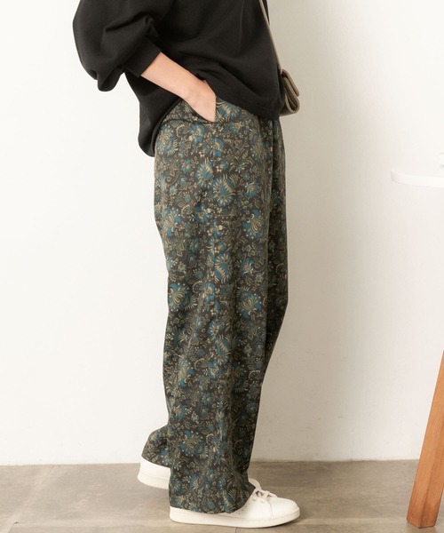 URBAN RESEARCH Sonny Label（アーバンリサーチサニーレーベル）の「ヴィンテージボタニカルプリントパンツ（その他パンツ・レディース・ブラック系その他/ベージュ系その他・38/36）」の15枚目の写真