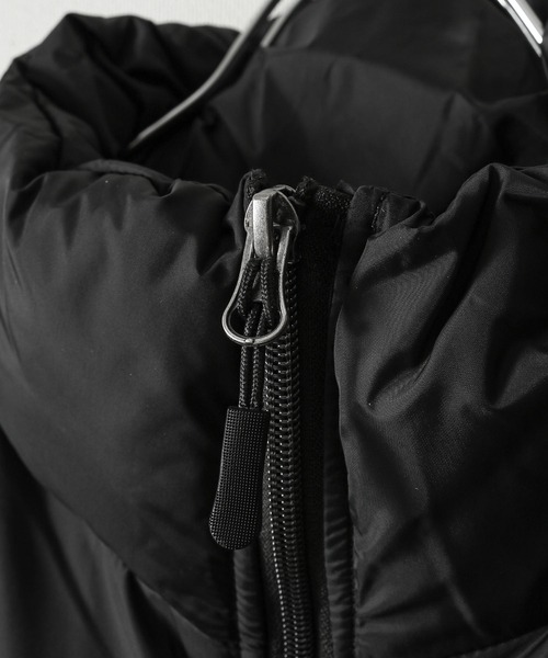 UNCORD(アンコード)の「【UNCORD】 NYLON FIBER DOWN VEST / ナイロン ファイバー ダウン ベスト(ダウンベスト・メンズ・ブラック/カーキ/キャメル・X-LARGE/MEDIUM/LARGE)」の9枚目の写真