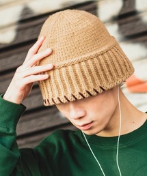 ステッチデザイン ニットキャップ