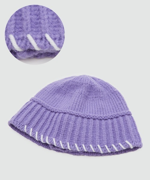 improves（インプローブス）の「ステッチデザイン ニットキャップ（ニットキャップ/ビーニー・メンズ・ブルー/グレー/ブラック/ホワイト/ベージュ/イエロー/ラベンダー・FREE）」の20枚目の写真
