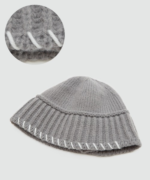 improves（インプローブス）の「ステッチデザイン ニットキャップ（ニットキャップ/ビーニー・メンズ・ブルー/グレー/ブラック/ホワイト/ベージュ/イエロー/ラベンダー・FREE）」の22枚目の写真