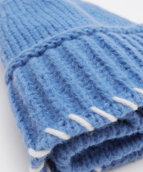 improves（インプローブス）の「ステッチデザイン ニットキャップ（ニットキャップ/ビーニー・メンズ・ブルー/グレー/ブラック/ホワイト/ベージュ/イエロー/ラベンダー・FREE）」の13枚目の写真