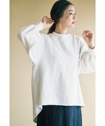 and myera ベーシックじゃないトレーナー〈白〉