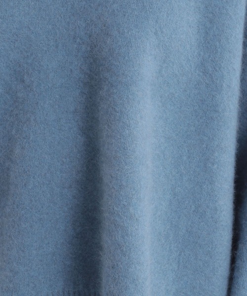 Andemiu（アンデミュウ）の「ラクーンコンVネックニット175396（ニット/セーター・レディース・ボルドー/トップグレー/ブラウン/ベージュ・FREE）」の16枚目の写真