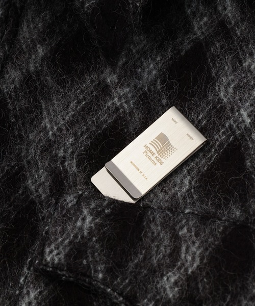 DAIRIKU（ダイリク）の「Mohair Argyle Check Shirt with Money Clip