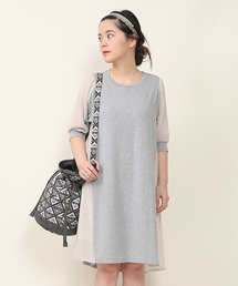 mystic | サイドシフォン半袖OP(ワンピース)