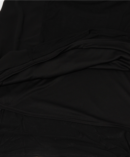 mystic（ミスティック）の「サイドシフォン半袖OP（ワンピース・レディース・オフホワイト/グレー/ブラック・ﾌﾘ-）」の11枚目の写真