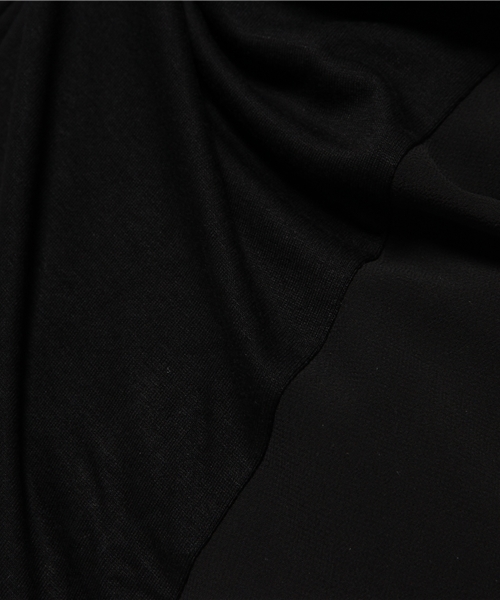 mystic（ミスティック）の「サイドシフォン半袖OP（ワンピース・レディース・オフホワイト/グレー/ブラック・ﾌﾘ-）」の12枚目の写真