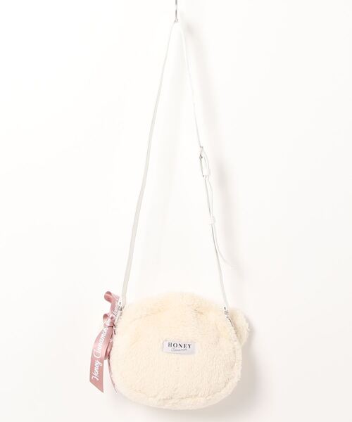Honey Cinnamon（ハニーシナモン）の「シナモンくんもこもこポシェット（ショルダーバッグ・レディース・ブラウン/ホワイト・FREE）」の11枚目の写真