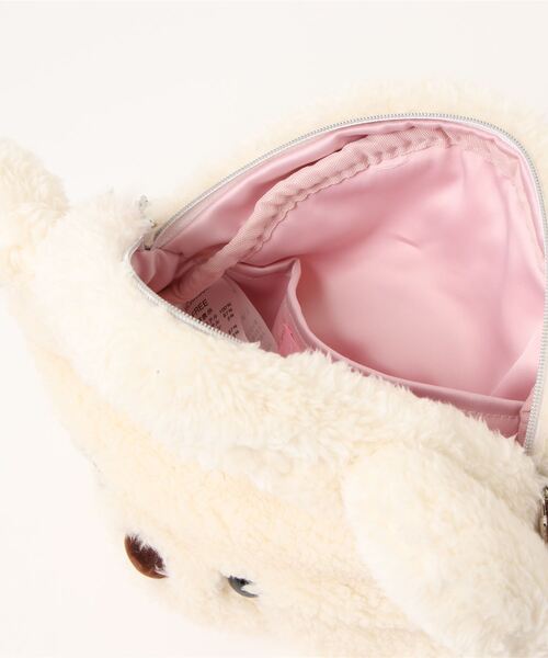 Honey Cinnamon（ハニーシナモン）の「シナモンくんもこもこポシェット（ショルダーバッグ・レディース・ブラウン/ホワイト・FREE）」の9枚目の写真