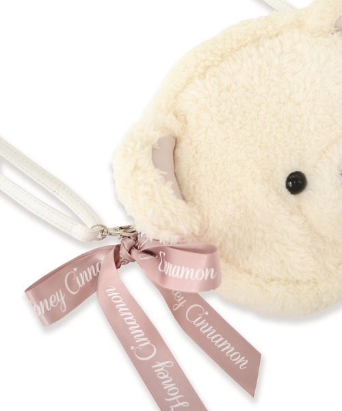 Honey Cinnamon（ハニーシナモン）の「シナモンくんもこもこポシェット（ショルダーバッグ・レディース・ブラウン/ホワイト・FREE）」の10枚目の写真