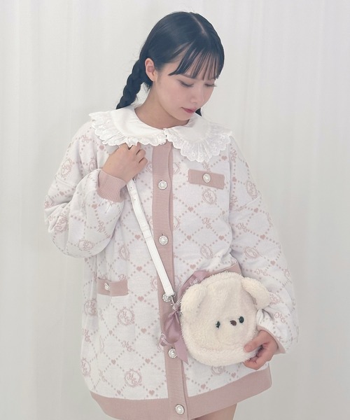 Honey Cinnamon（ハニーシナモン）の「シナモンくんもこもこポシェット（ショルダーバッグ・レディース・ブラウン/ホワイト・FREE）」の18枚目の写真