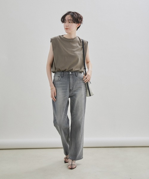 SALON adam et rope'（サロン アダム エ ロペ）の「キャンバスレザーコンビポシェット/ショルダーバッグ（ショルダーバッグ・レディース・ブラック/ダークブラウン・FREE）」の20枚目の写真
