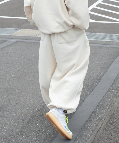Perushu（ペルーシュ）の「フリースバルーンスノーパンツ（カーゴパンツ・メンズ・オフホワイト/ネイビー/ライム/パープル・MEDIUM/SMALL/LARGE）」の22枚目の写真