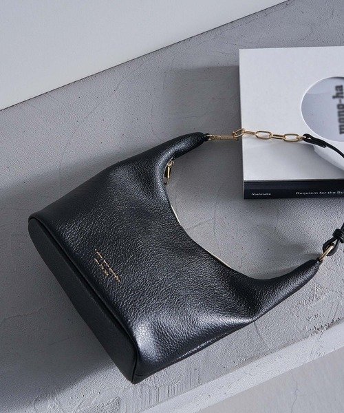 ROPE' PICNIC(ロペピクニック)の「2WAY/ラウンドシェイプワンショルダーチェーンバッグ(ショルダーバッグ・レディース・ブルー/ベージュ系その他/ブラック・FREE)」の2枚目の写真